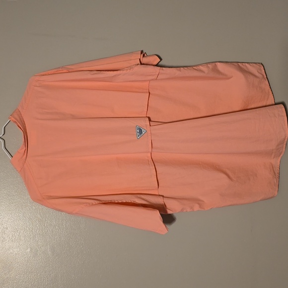 Columbia Peach Button-Up Shirt Mens Size XL - Picture 5 of 5